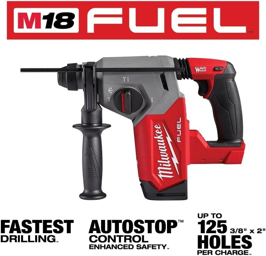 Milwaukee 2912-20 M18 Fuel 18V 1" Sds Plus Brushless Rotary Hammer