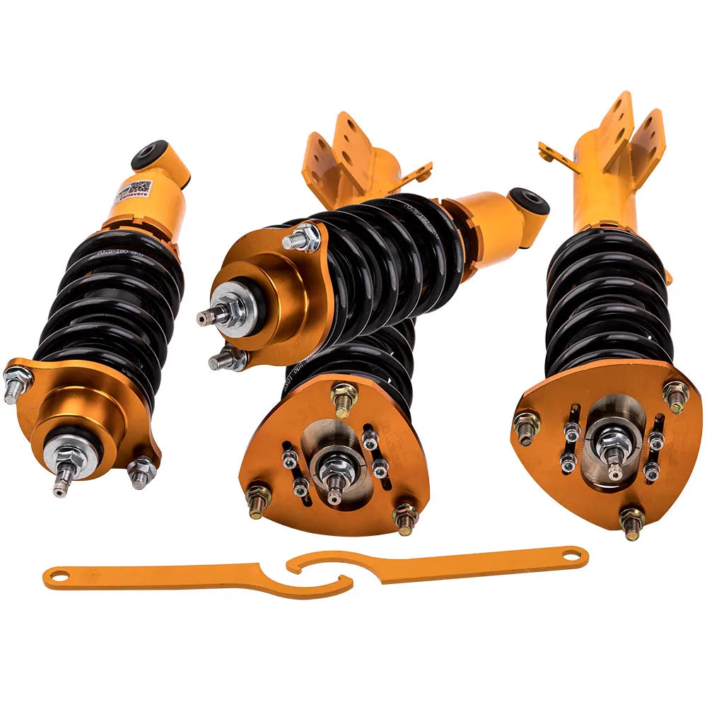 2007-2010 Jeep Compass Patriot Front &Rear Strut Coil Spring Coilover Adj. Damper