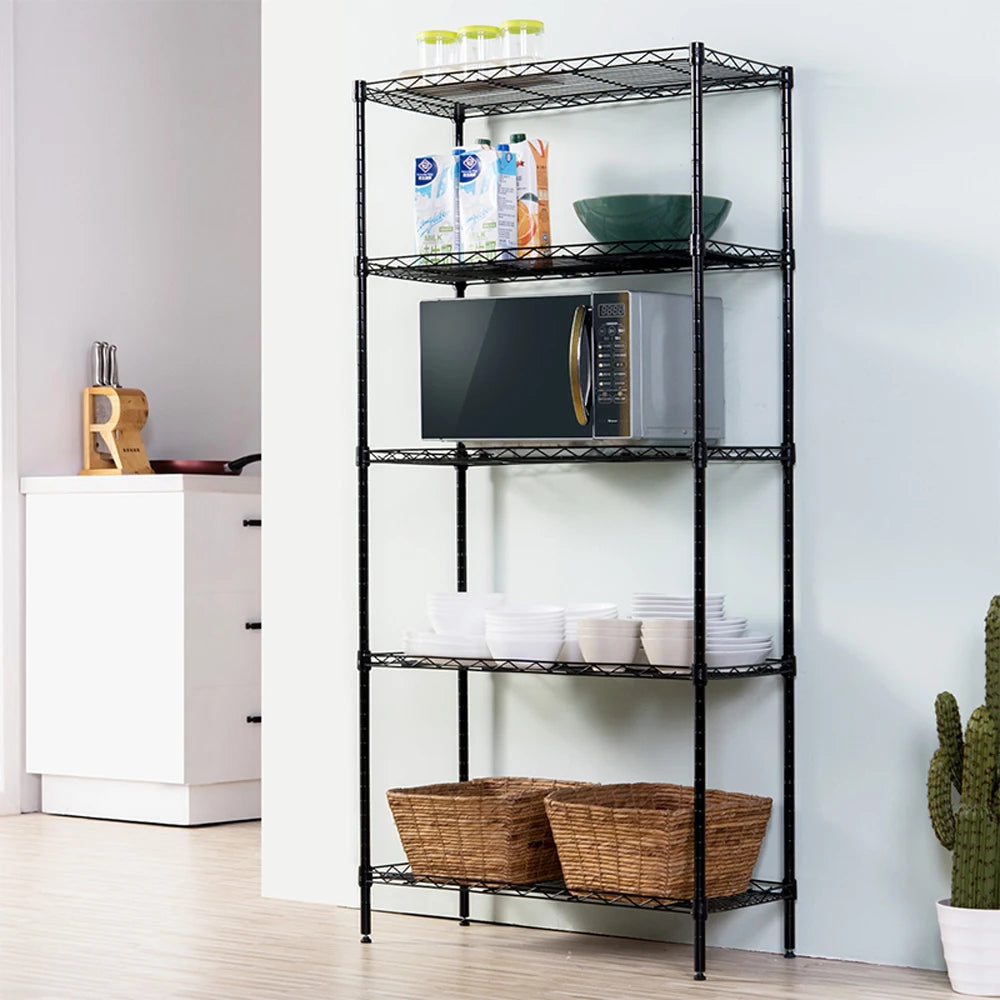 5 Tier Wire Shelf Sorage Rack