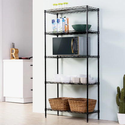 5 Tier Wire Shelf Sorage Rack