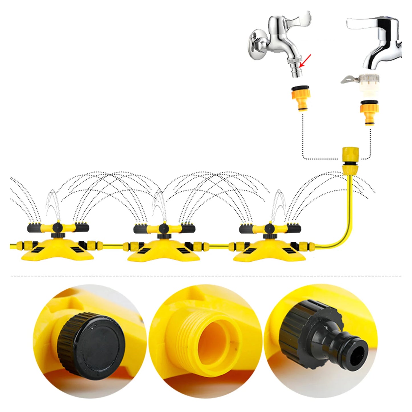 360 Degrees Rotation Water Sprinkler