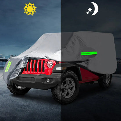 For JEEP Wrangler 2 Door Outdoor Full Car Cover