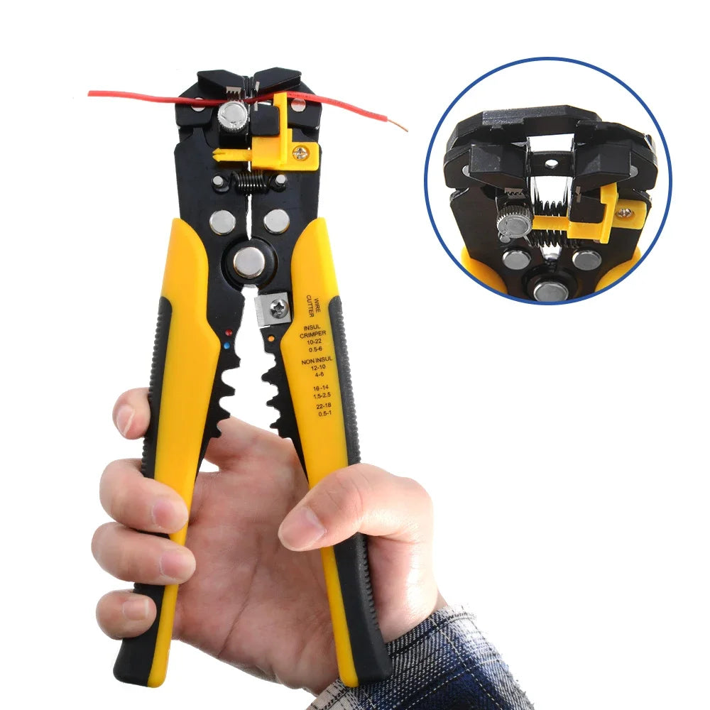 Multifunctional Stripping Crimping Pliers Adjustable Automatic Wire Stripper