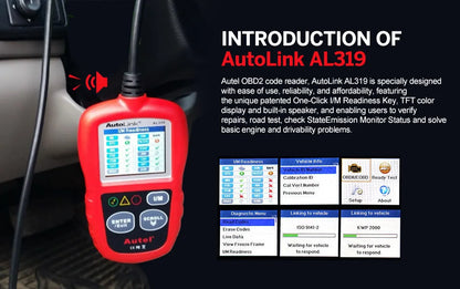 AL319 OBD2 CAN Code Reader