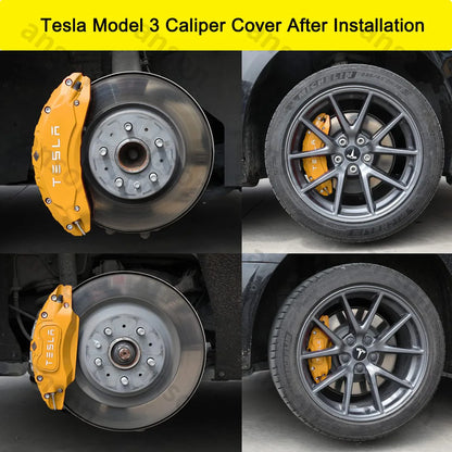 2017-2023 Tesla Caliper Covers Tesla Model Y/3  18" 19" Wheels