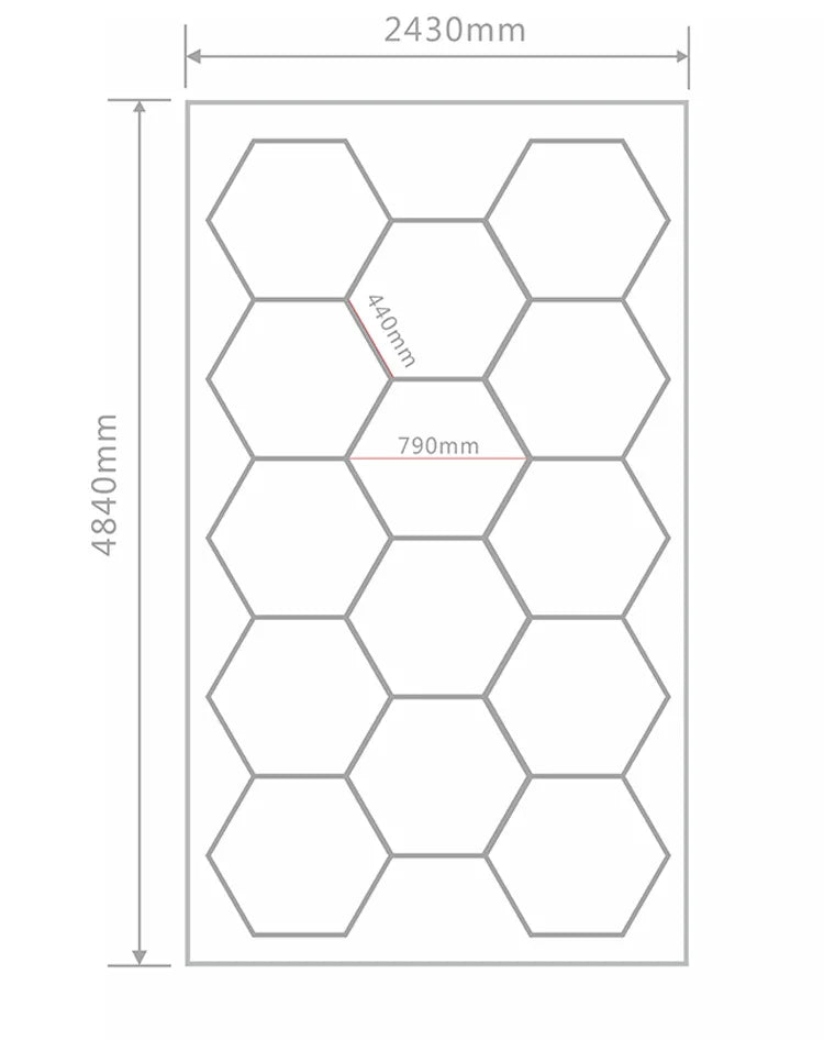 ZK20 Led Garage Hexagon Lighting