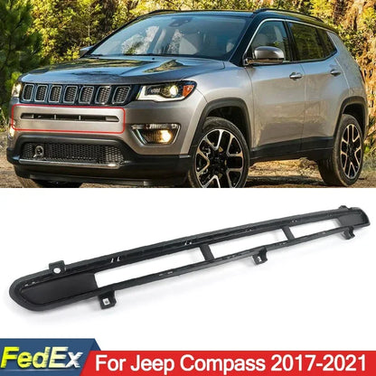 Jeep Compass 2017-2021 Front Upper Bumper Cover Grille Replace Grille