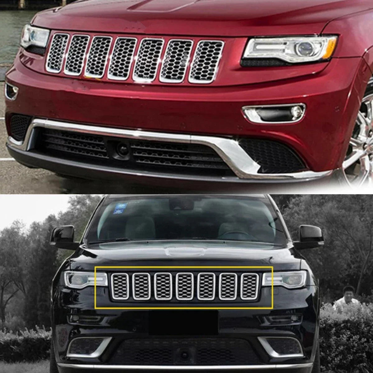 2014-2016 Jeep Grand Cherokee Grille Insert Chrrome