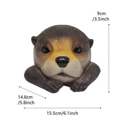 1pc Floating Weather Resistant Otter Pond Ornament