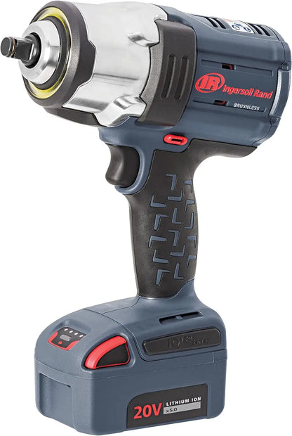 Ingersoll Rand W7152-K12 1/2" Cordless Impact Wrench and 1 Battery Kit, 4 Power Modes, Brushless Motor, 1500 ft/lbs Nut Busting