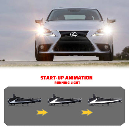 2013-2020 Lexus IS250 IS350 IS200t IS300 ISF LEF Blue Start-up Animation Sequential Indicator Replacement Assembly