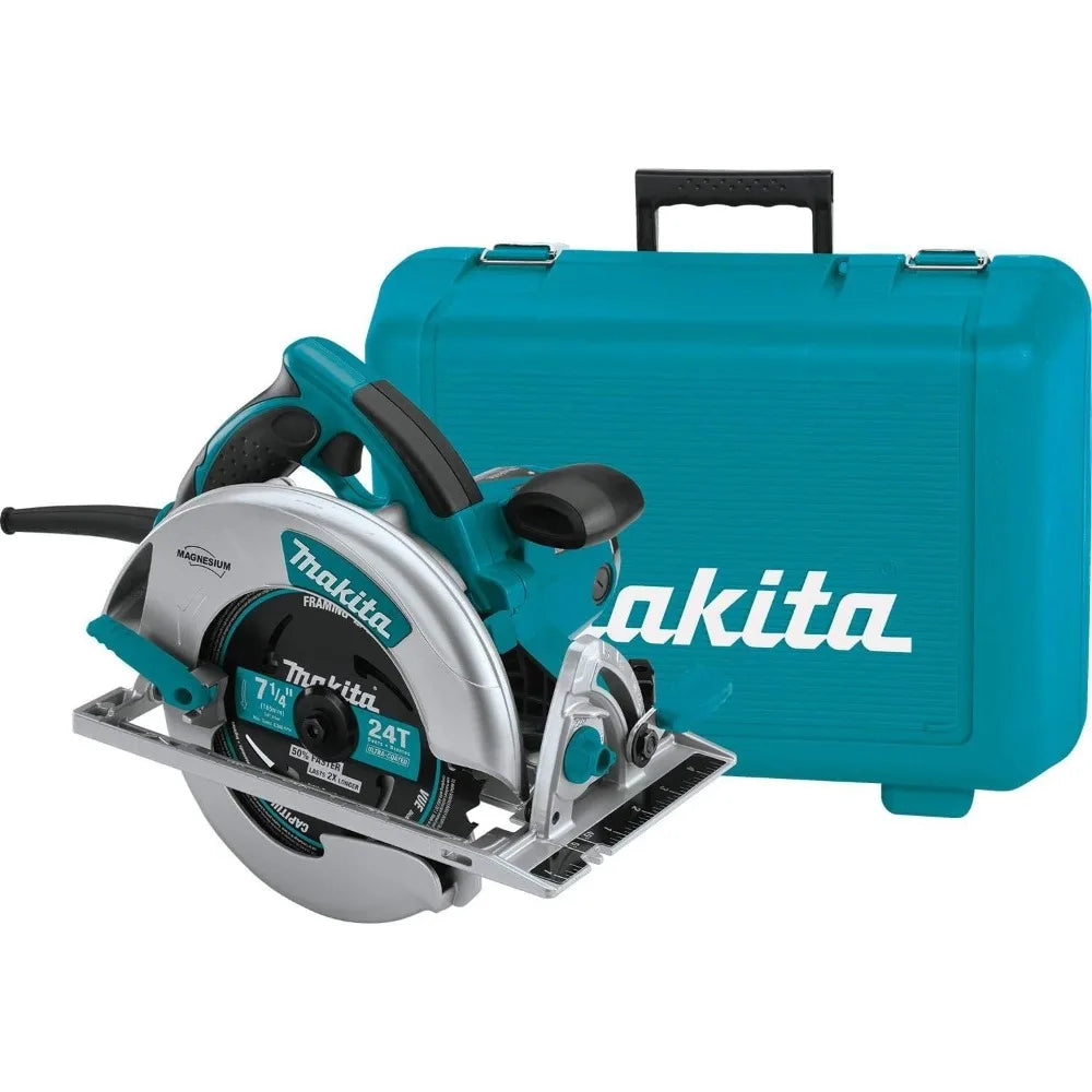 Makita 5007MG Magnesium 7-1/4-Inch Circular Saw with 7-1/4" 24T Ultra-Coated Framing Blade, 10-Pack