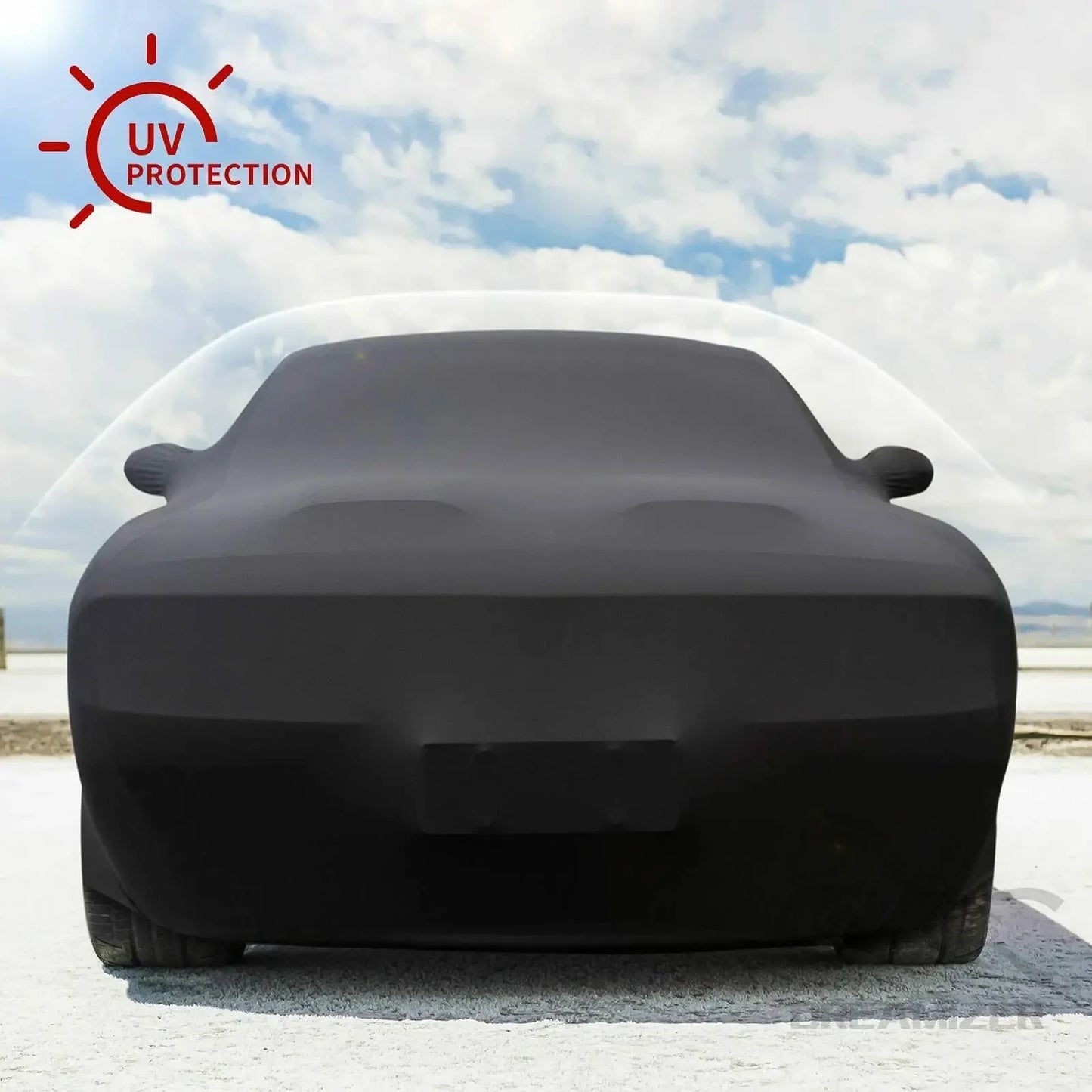 2008-2022 Dodge Challenger Car Full Cover Stretch Satin Dustproof Indoor UV Protection