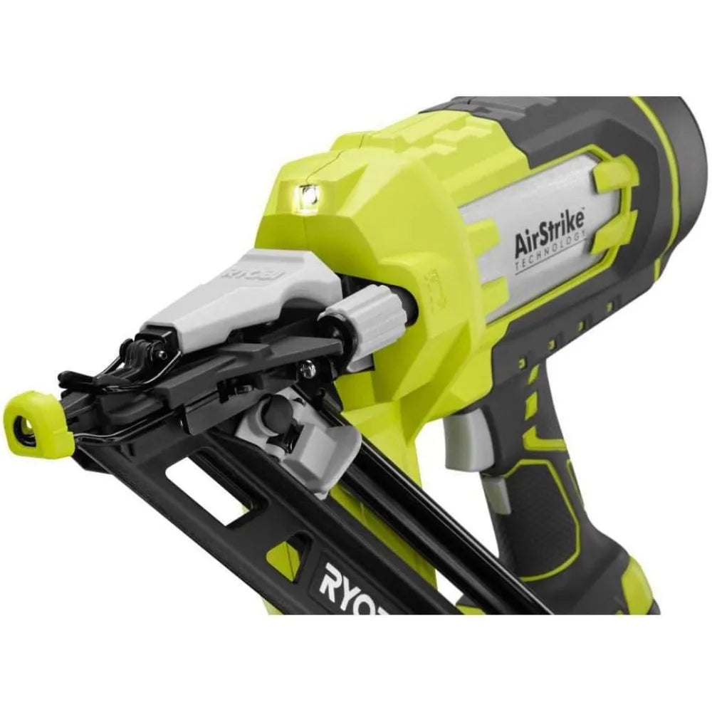 Ryobi P330 18V ONE+ Angled 15 Ga Finish Nailer Battery and Charger Not Included