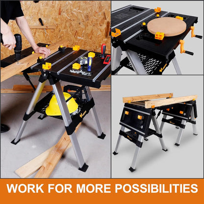 Portable Workbench & Sawhorse,