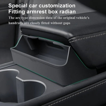 2022 Tesla Model 3/Y Central Control Armrest Glasses Pocket