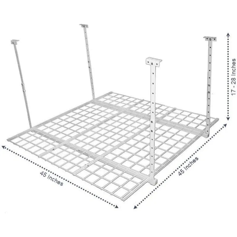 45-Inch X 45-Inch Overhead Steel Garage Storage System