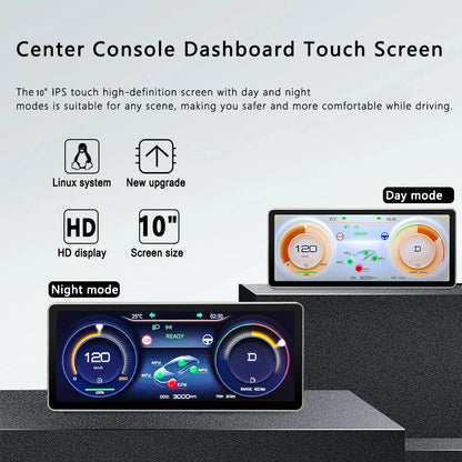 10in. Tesla Model 3 Y Digital Dashboard Heads Up Display Carplay Android Auto