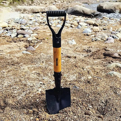 Outdoor Metal Digging Sand Shovel With Wooden Handle