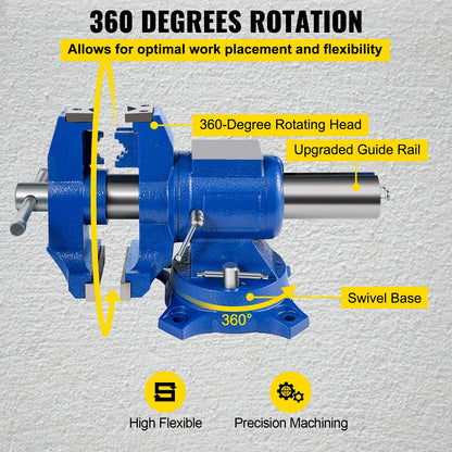 Multipurpose 5in. Bench Vise