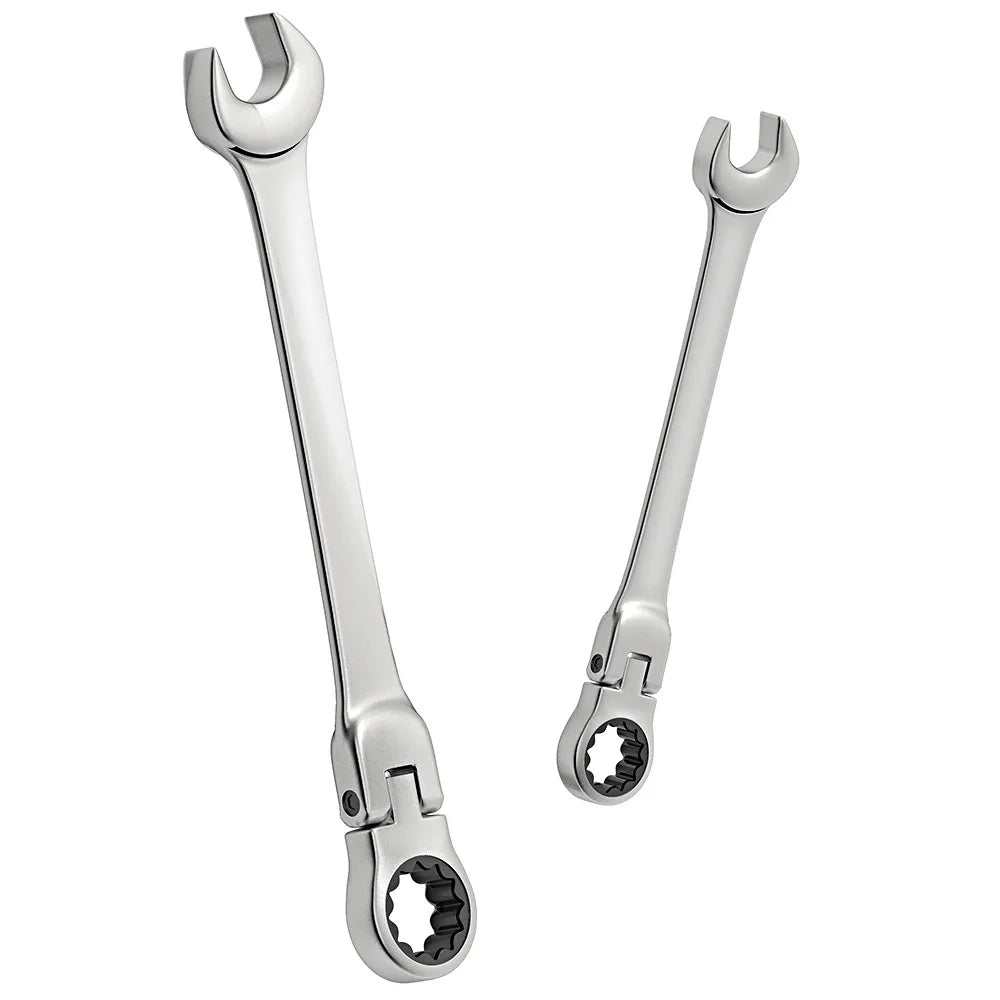 Flex-head Ratcheting Wrench Set,1Pcs Metric 6-24mm Chrome Vanadium Steel