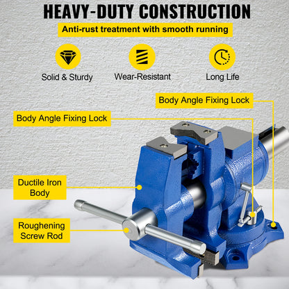 Multipurpose 5in. Bench Vise