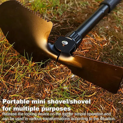 New Folding Survival Shovel With Oxford Cloth Bag