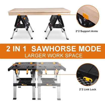 Portable Workbench & Sawhorse,