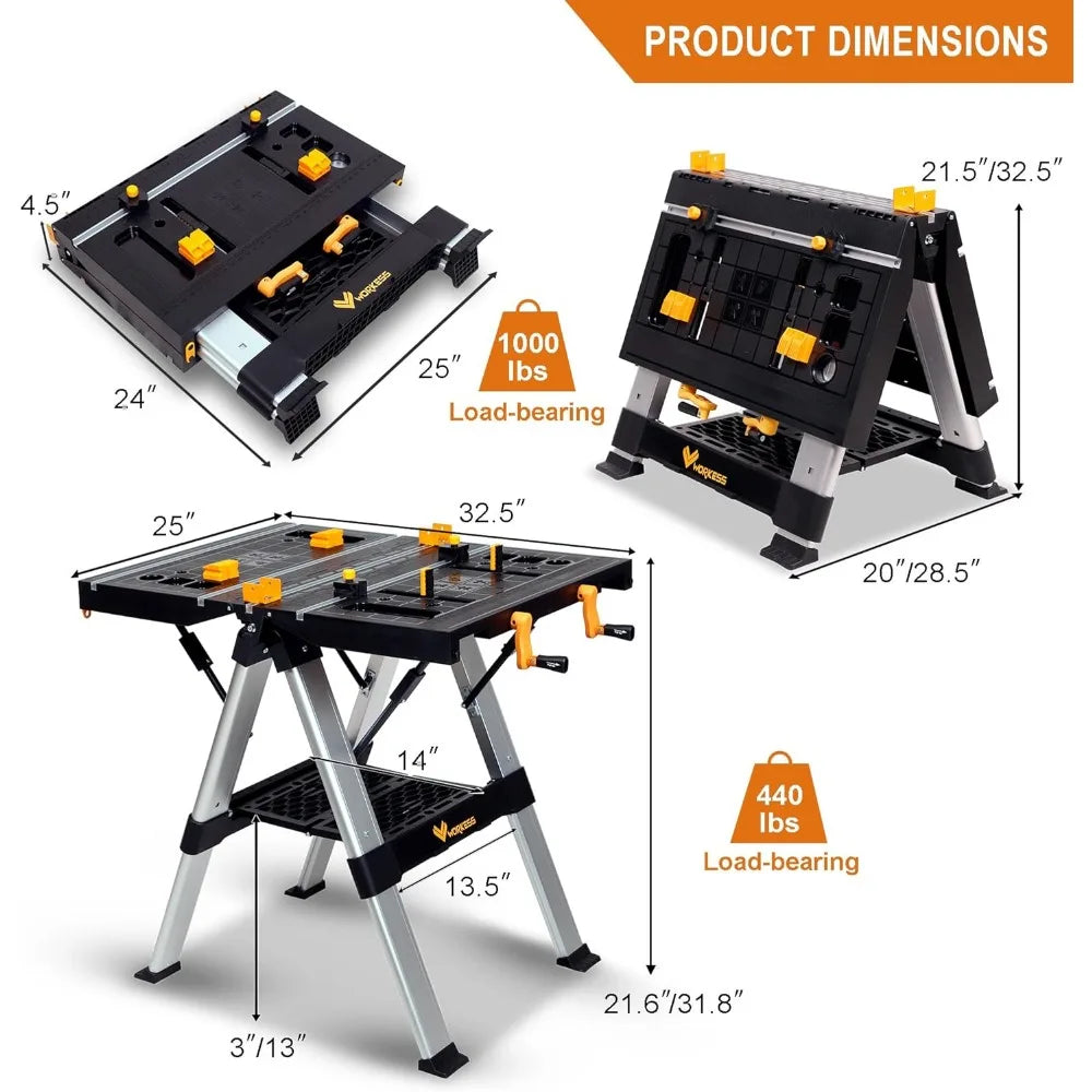 Portable Workbench & Sawhorse,