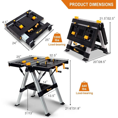 Portable Workbench & Sawhorse,