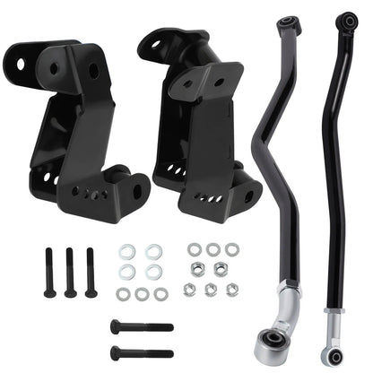 2007-2018 Jeep Wrangler JK 2-4" Lift Adjustable Track Bar + Control Arm Bracket