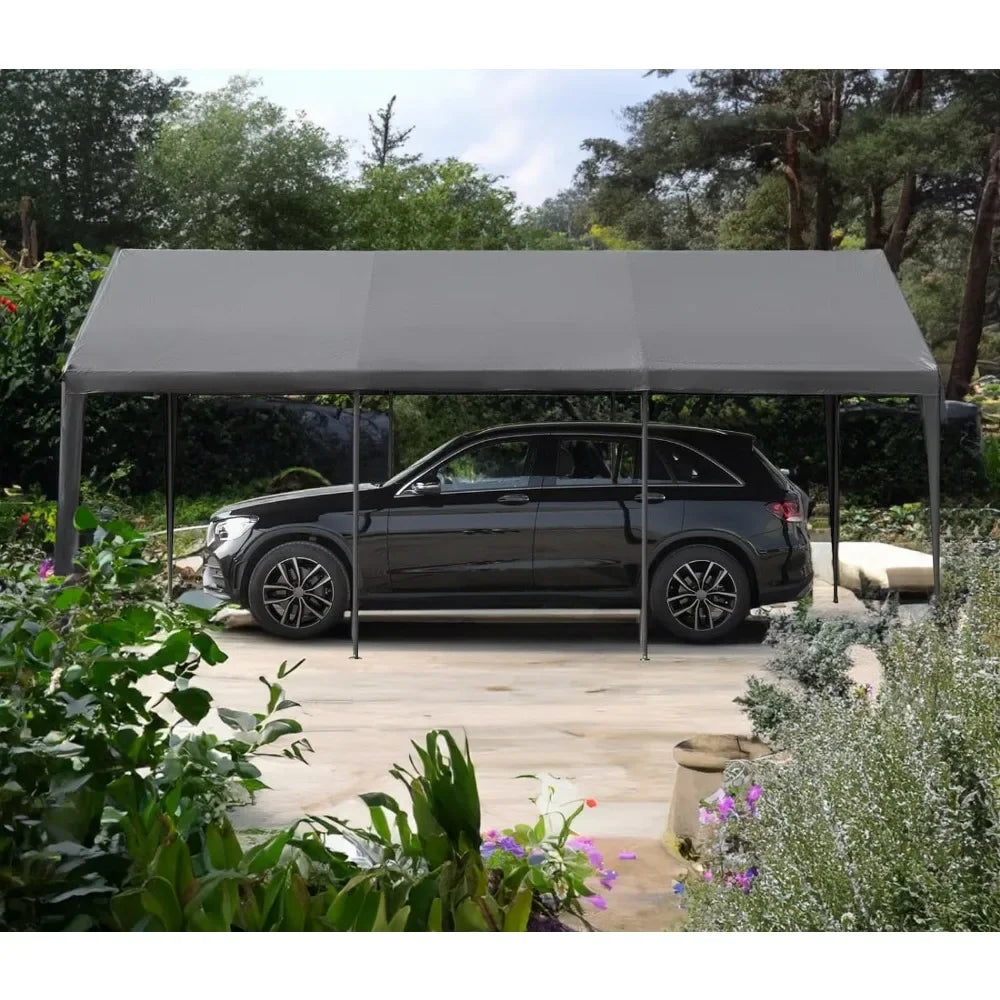 10x20 Ft. Carport Heavy Duty Portable Garage with Removable Sidewalls and Doors