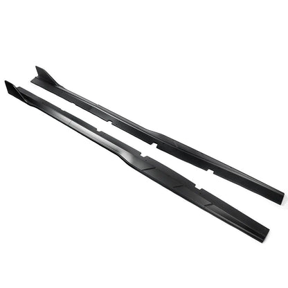 2015-2022 Dodge Charger SRT Track Style Matte Black Rocker Panel Side Skirts