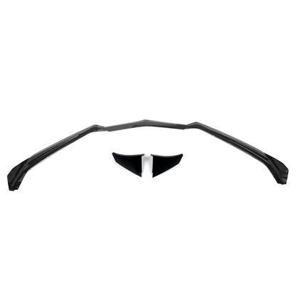 20-24 Corvette C8 ZL1 Style Carbon Flash Front Splitter Lip & Side Winglets