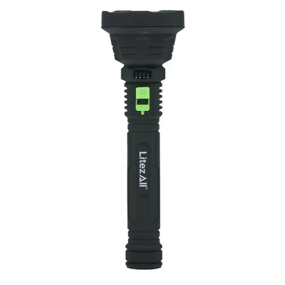 LitezAll Rechargeable ULTAC2 1000 Lumen LED Flashlight with Battery Meter USA