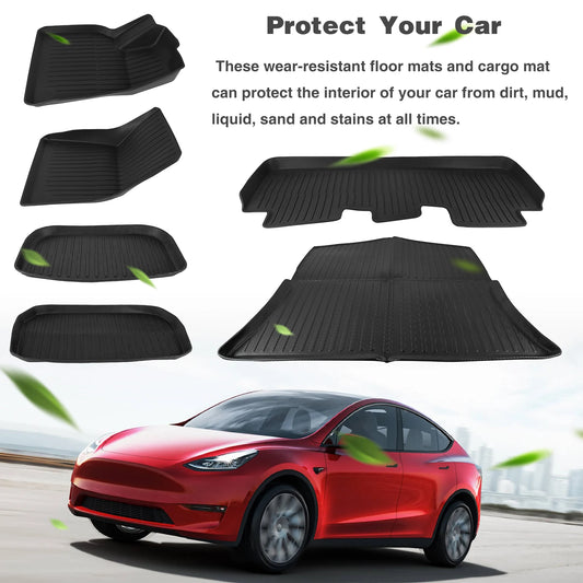 2020-2023 Tesla Model Y 6pc All Season Floor Mats