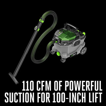 56-Volt Lithium-ion Cordless Wet/Dry Vacuum with Multiple Power Mode and Remote Control Included