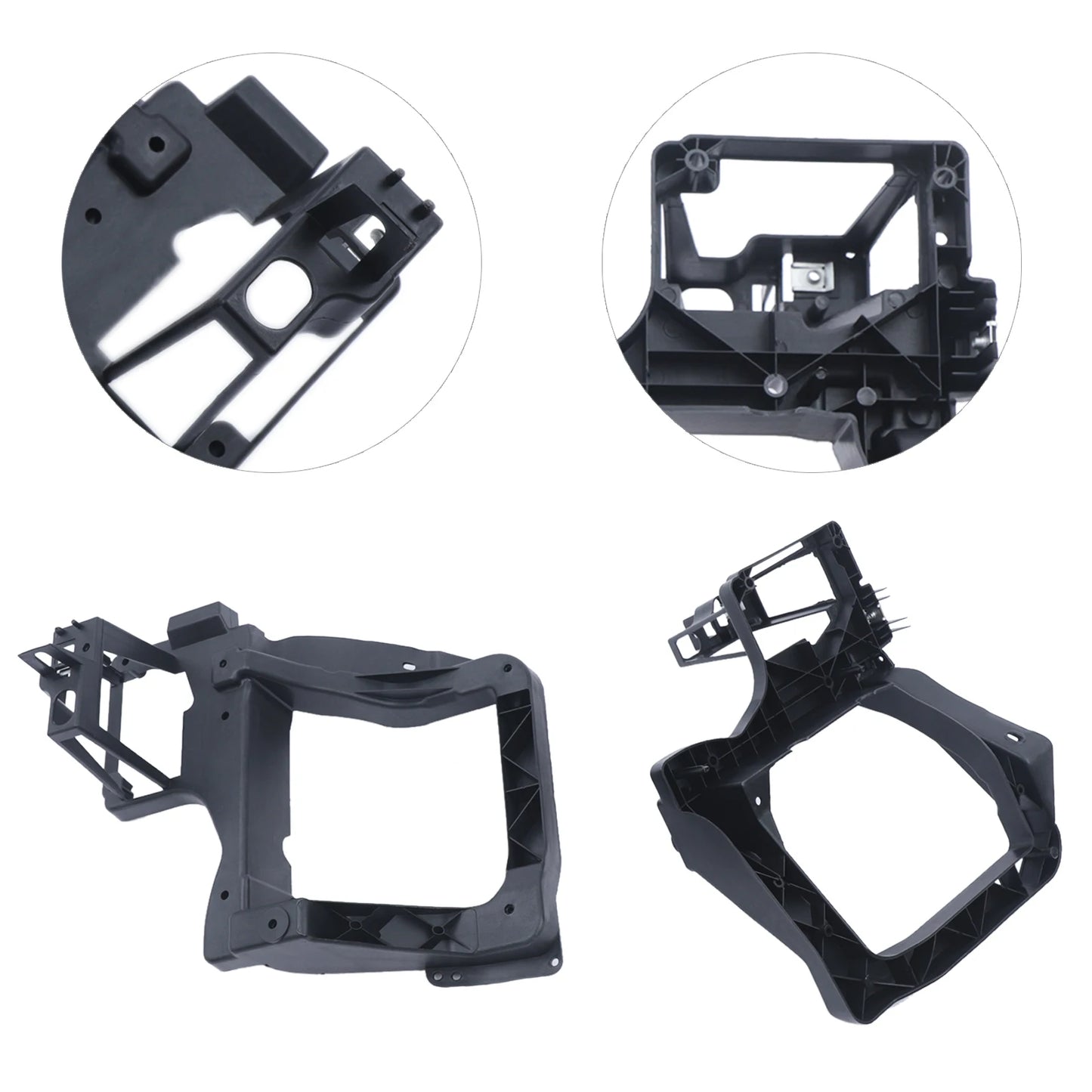 2014-2018 Jeep Cherokee Headlight Mounting Brackets Pillar Set