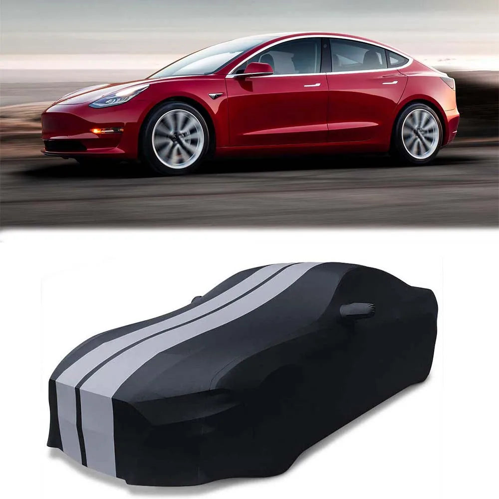 Stretch Cloth Car Auto Cover Indoor Dust Sun Protection Exterior for Tesla Model