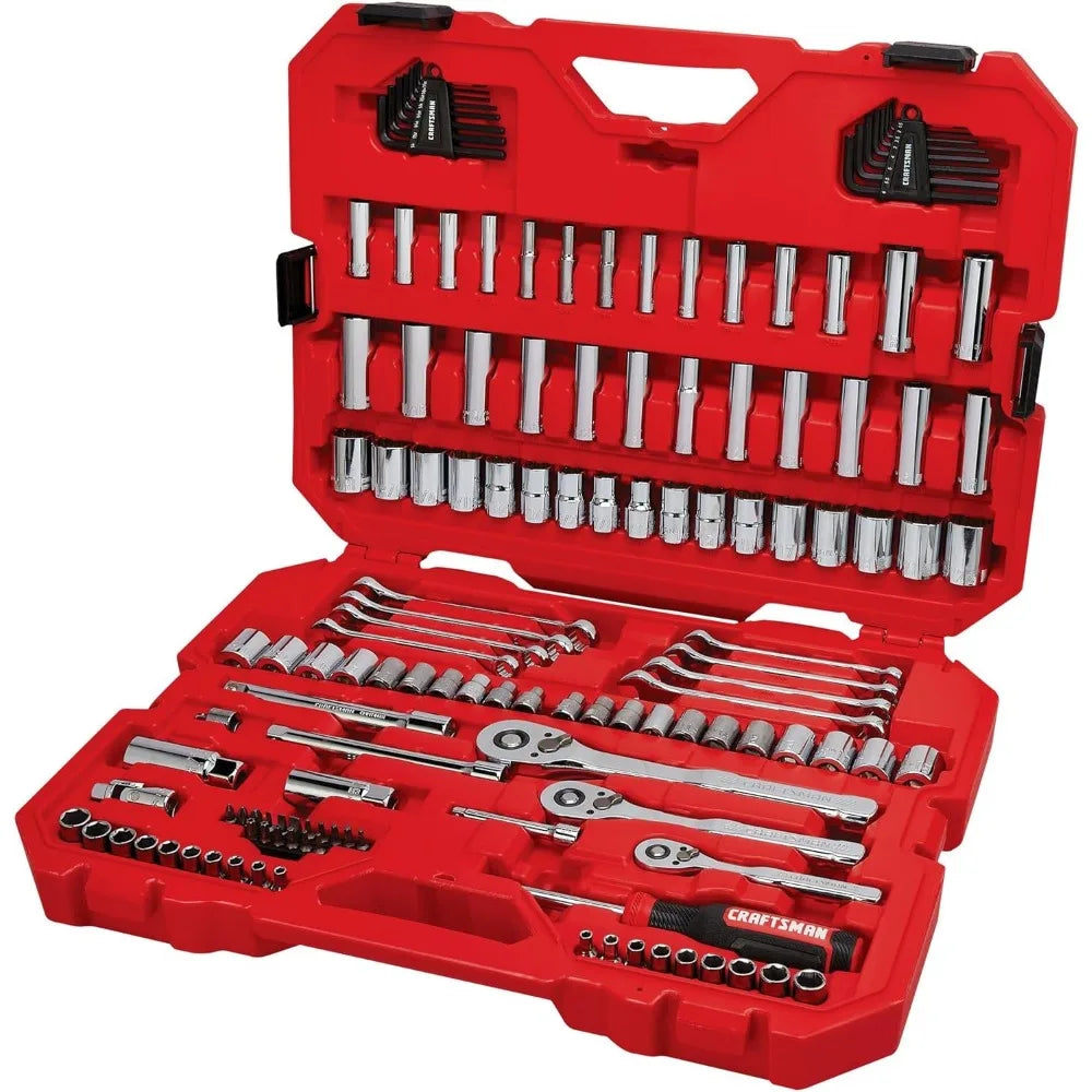 Craftsman Mechanics Tool Set, SAE/Metric, 135-Piece (CMMT12024)