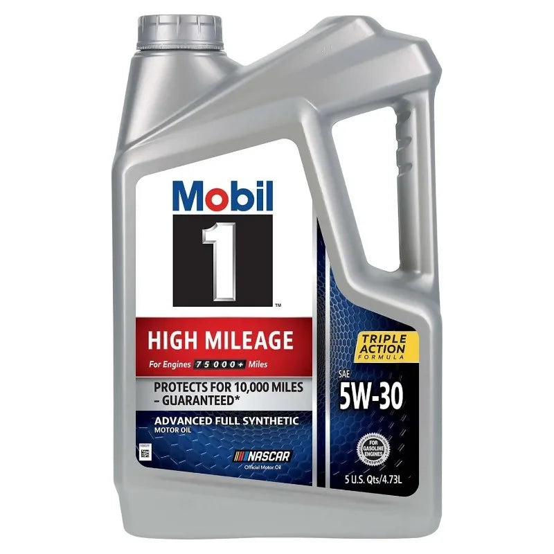 High Mileage Full Synthetic Motor Oil 5W-30, 5 qt  (3 Pack)