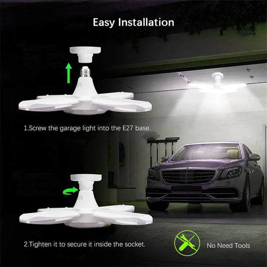 ZK20 Folding LED Energy Saving Garage Light