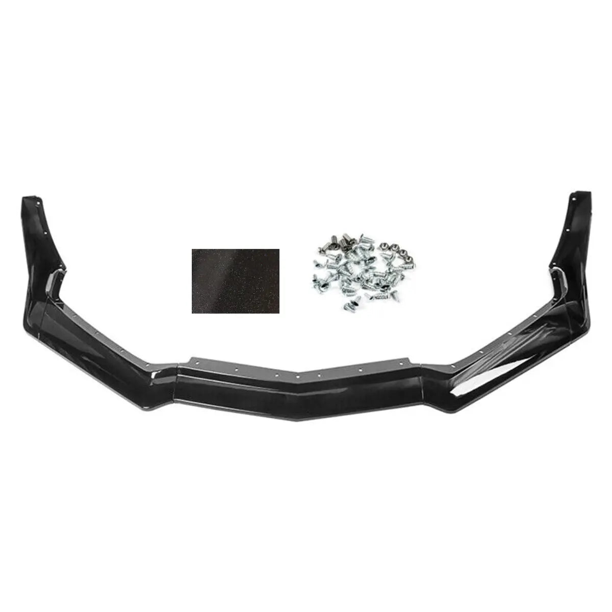 20-24 Corvette C8 ZL1 Style Carbon Flash Front Splitter Lip & Side Winglets