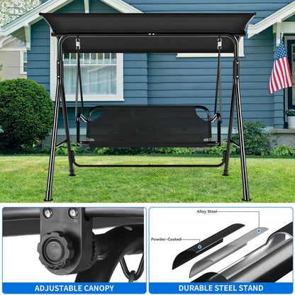 Outdoor Swing Chair With Canopy