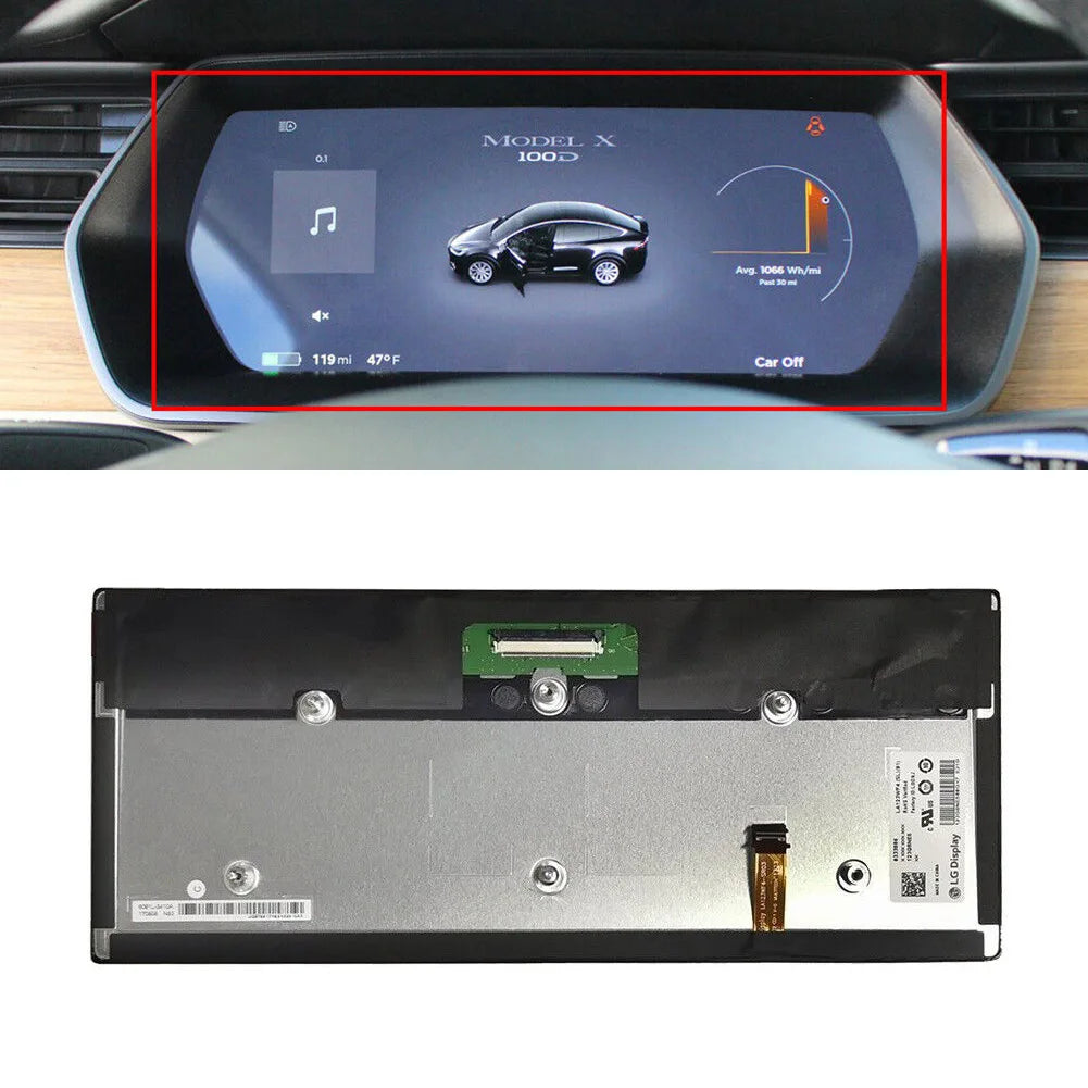 Tesla Model S (2012-2016) S 2 (2016-2020) For Tesla Model X 2015-202112.3"Digital Instrument LCD Display LA123WF1