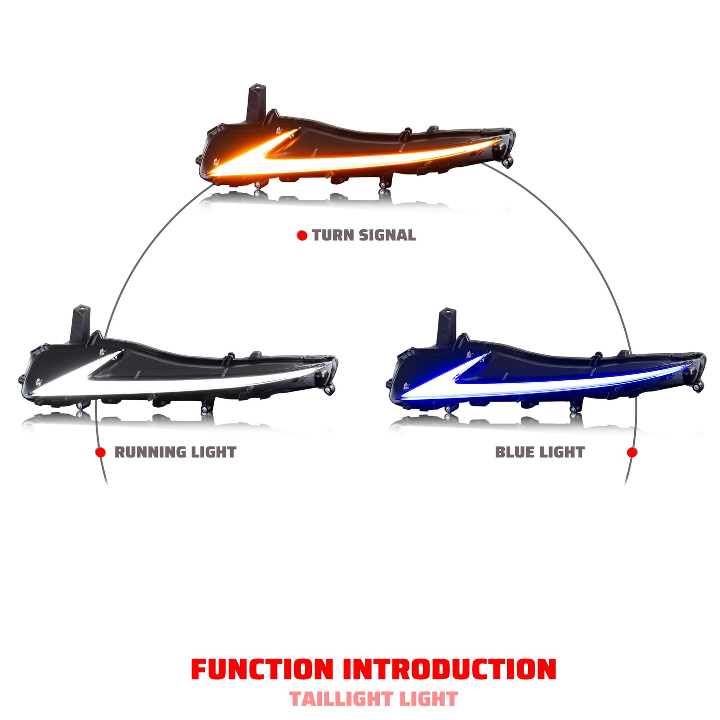 2013-2020 Lexus IS250 IS350 IS200t IS300 ISF LEF Blue Start-up Animation Sequential Indicator Replacement Assembly