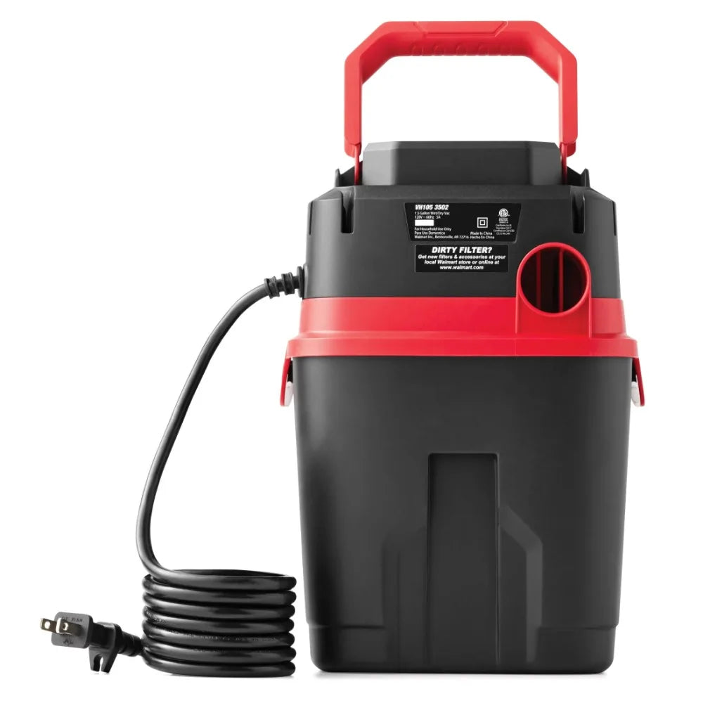 1.5 Gallon 2 Peak HP Poly Wet/Dry Shop Vac