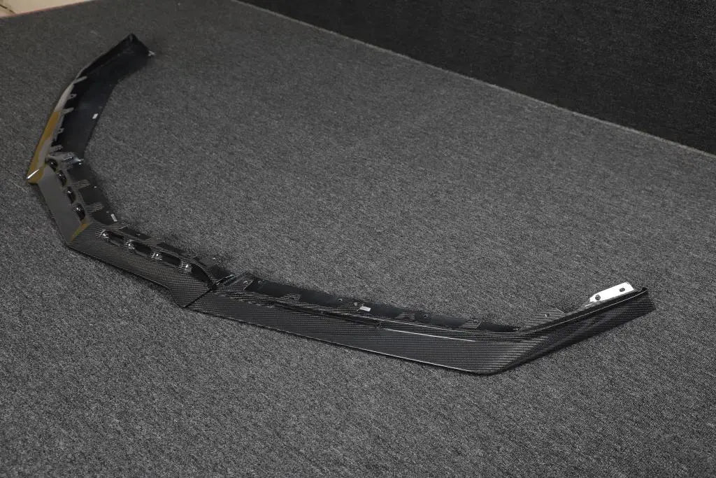 2020-2024 Chevy Corvette Real Carbon Fiber Front Spoiler Splitter