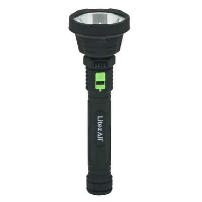 LitezAll Rechargeable ULTAC2 1000 Lumen LED Flashlight with Battery Meter USA