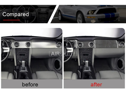 2005-2009 Ford Mustang GT Carbon Fiber Interior Trim Sticker